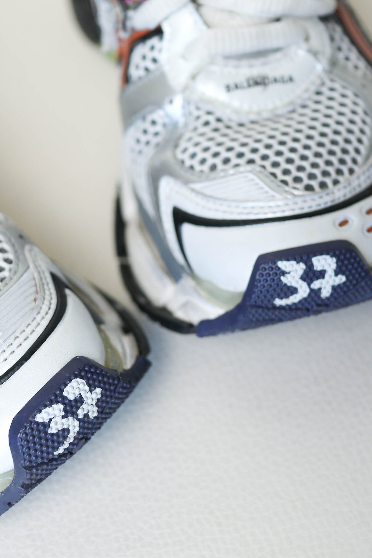 Balenciaga Runner Sneakers Silver