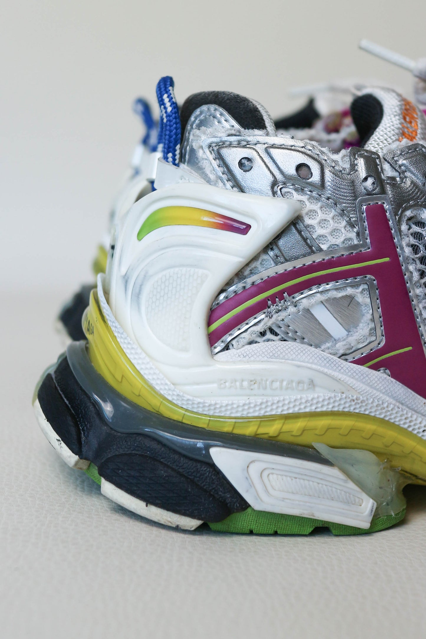 Balenciaga Runner Sneakers Silver