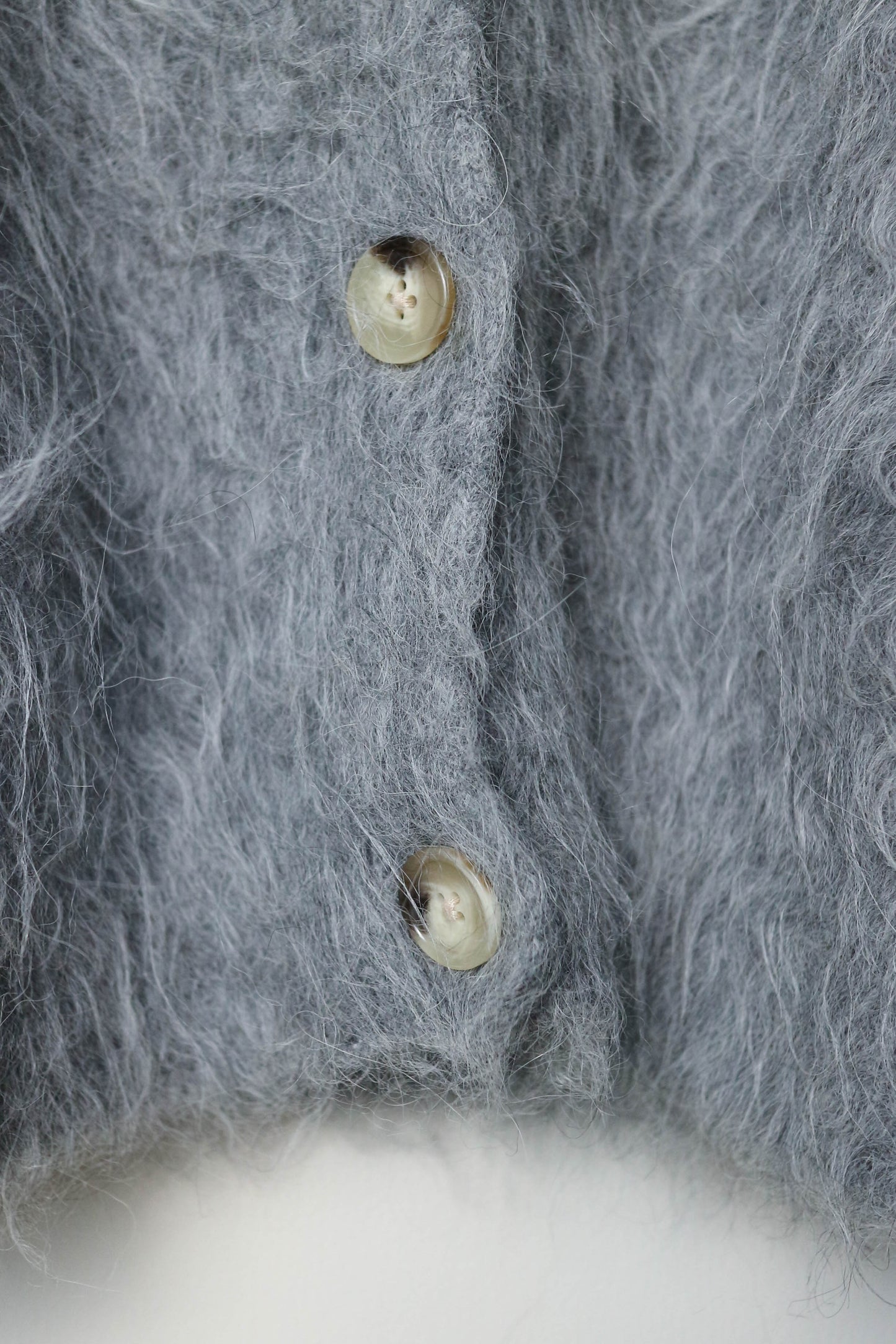 TOTEME Boxy Alpaca Knit Cardigan Grey