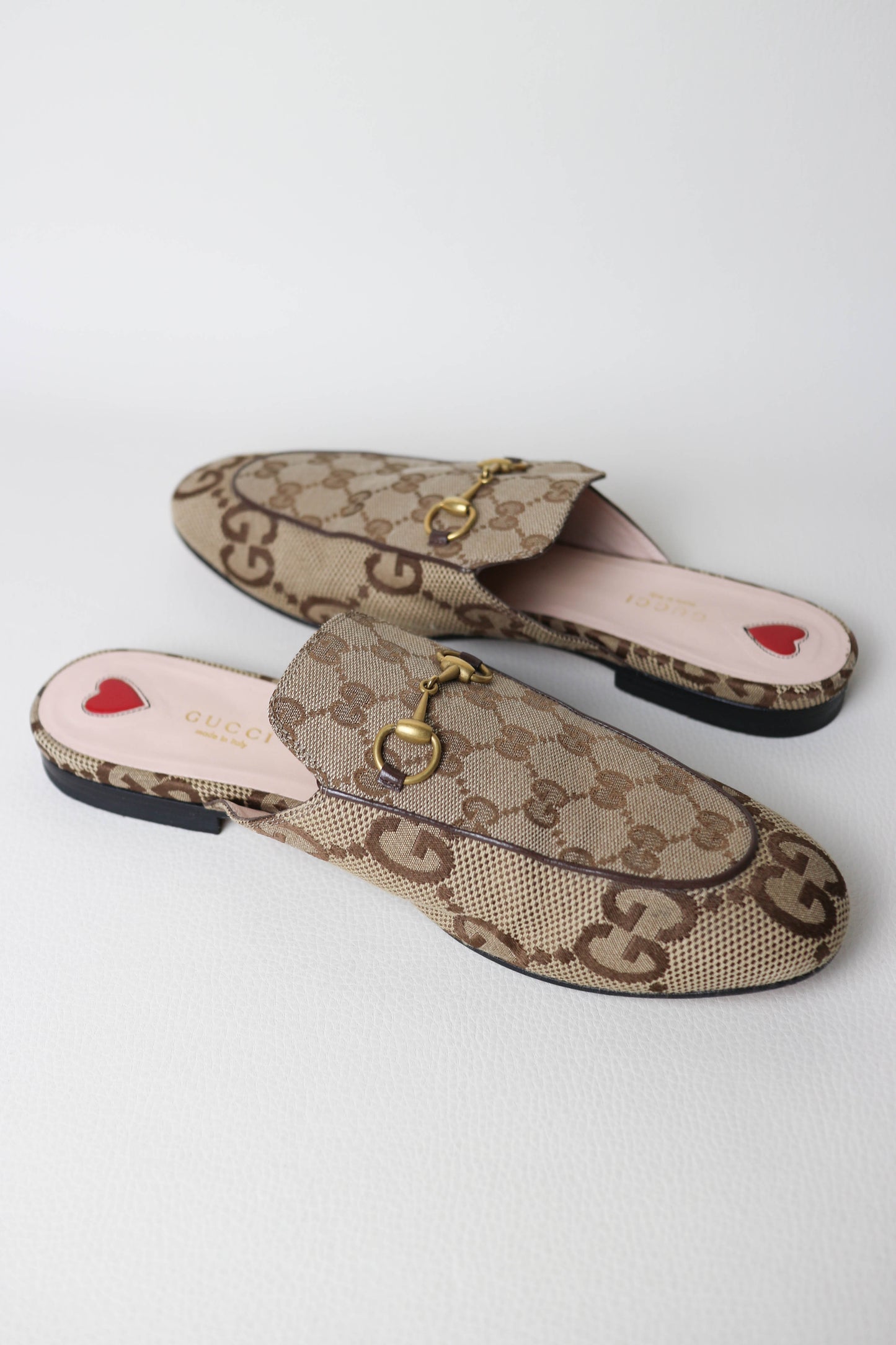 Gucci Princetown Loafers Beige
