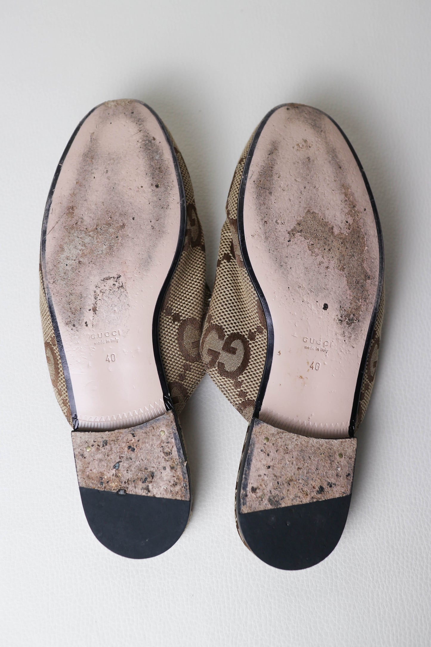 Gucci Princetown Loafers Beige