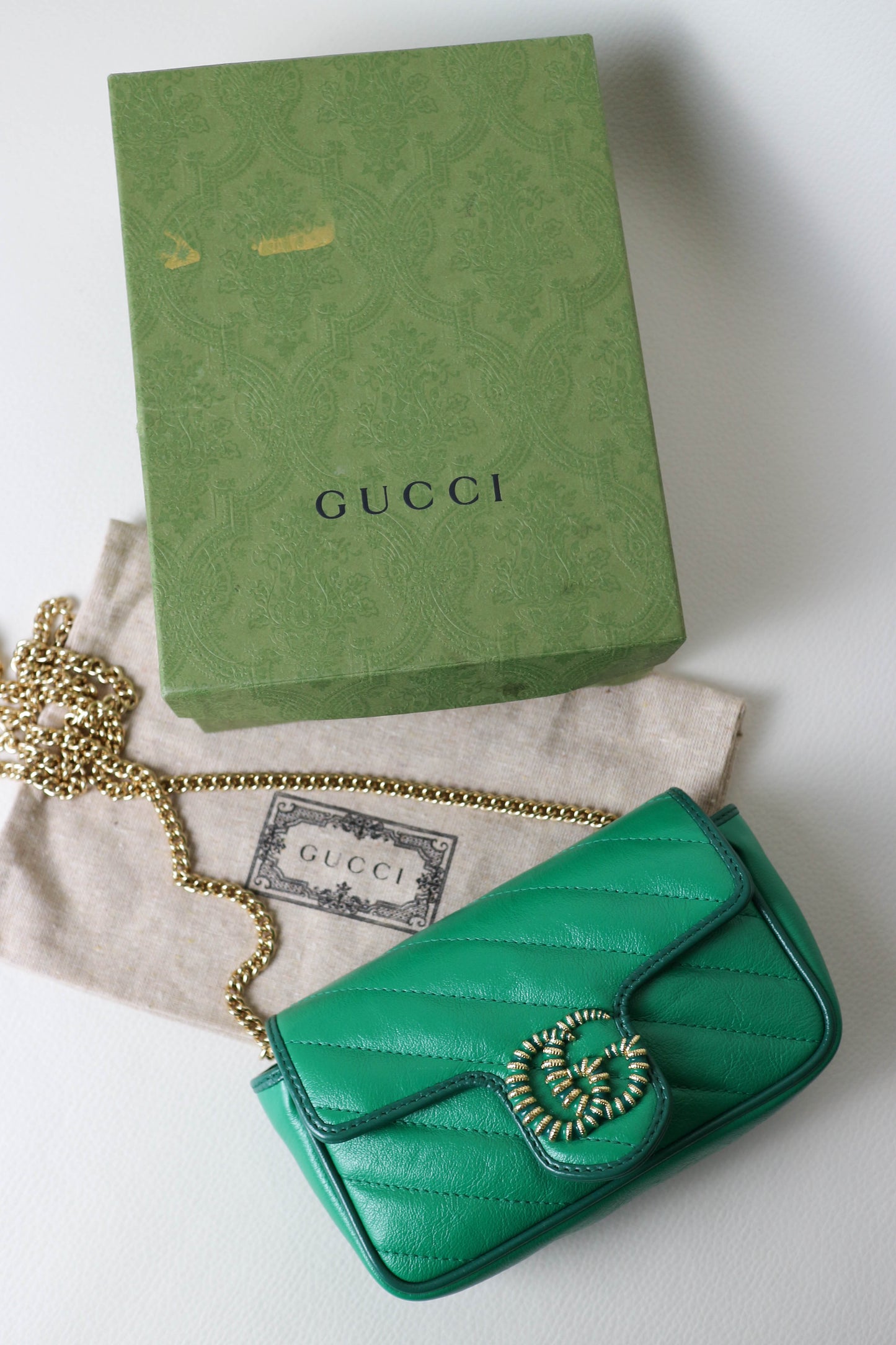 Gucci Mini Marmont Bag Green