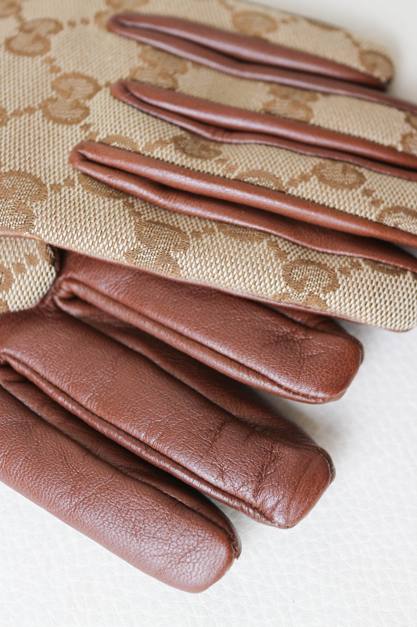 Gucci Horsebit Monogram Gloves