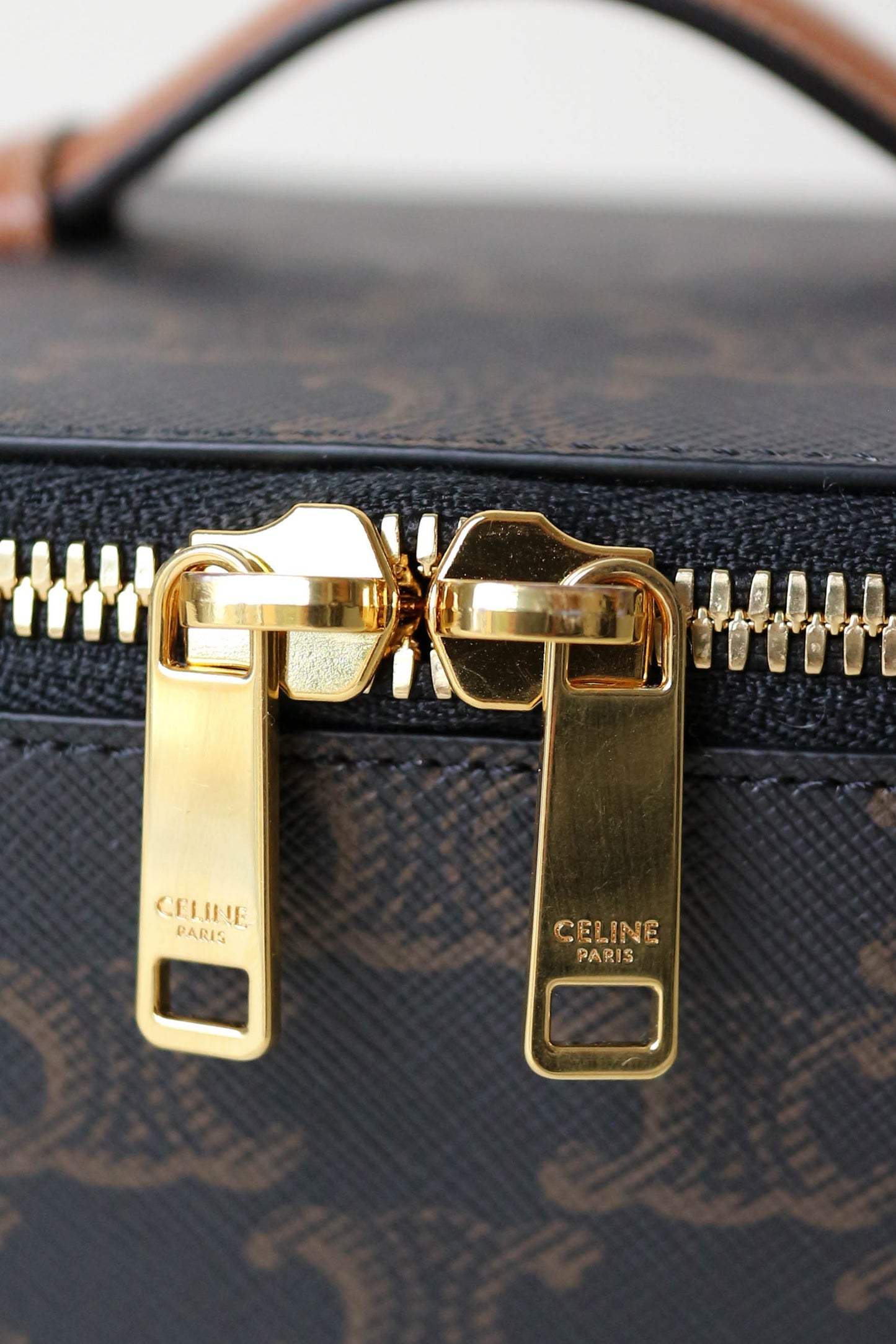 CELINE Triomphe Canvas Toiletry Case