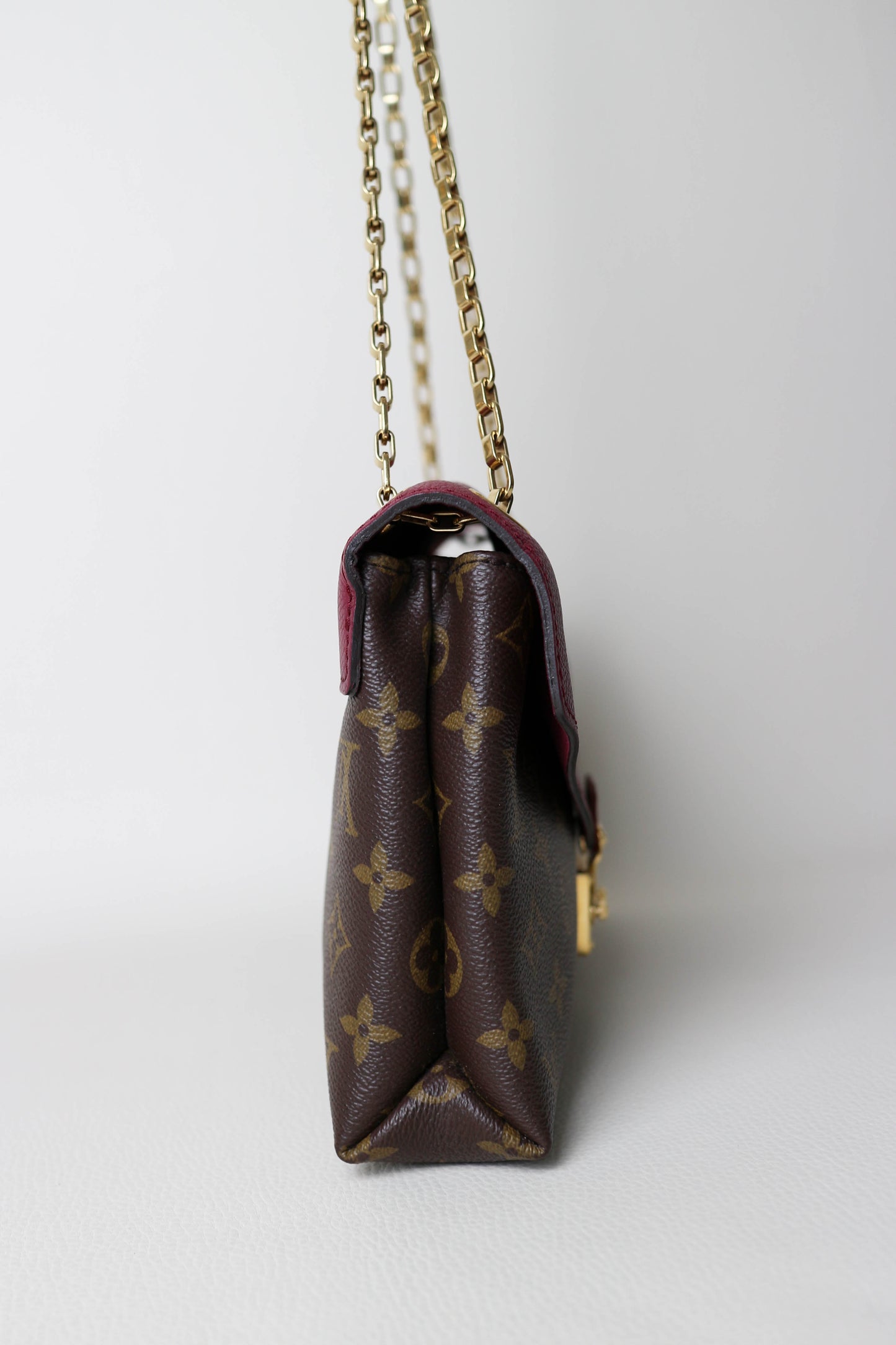 Louis Vuitton Pallas Burgundy Monogram Shoulder Bag