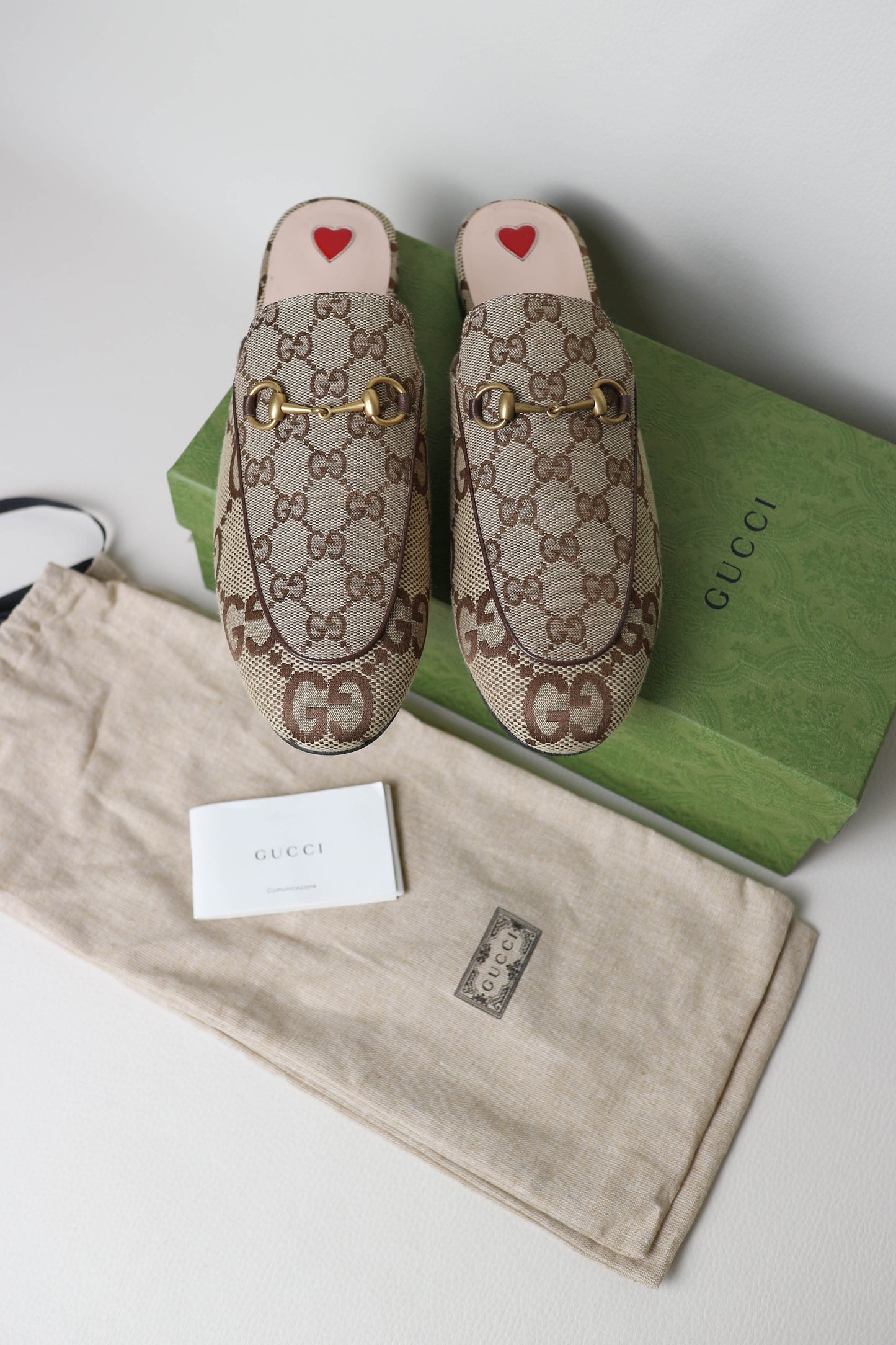Gucci Princetown Loafers Beige