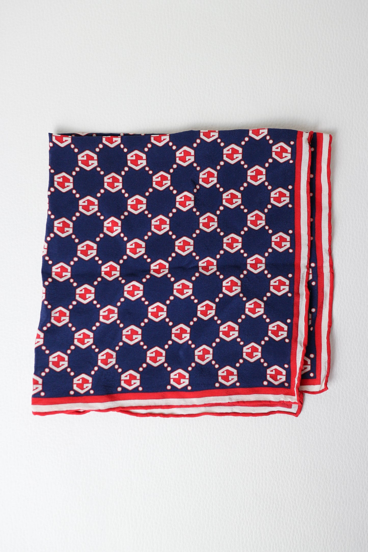 Gucci Monogram Silk Mini Scarf