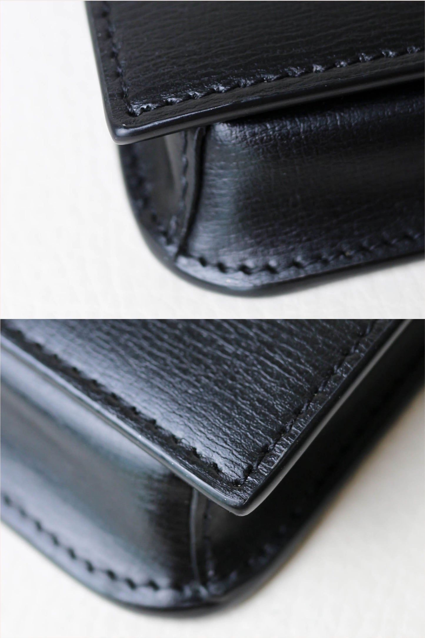 Saint Laurent Logo Phone Holder Bag Black