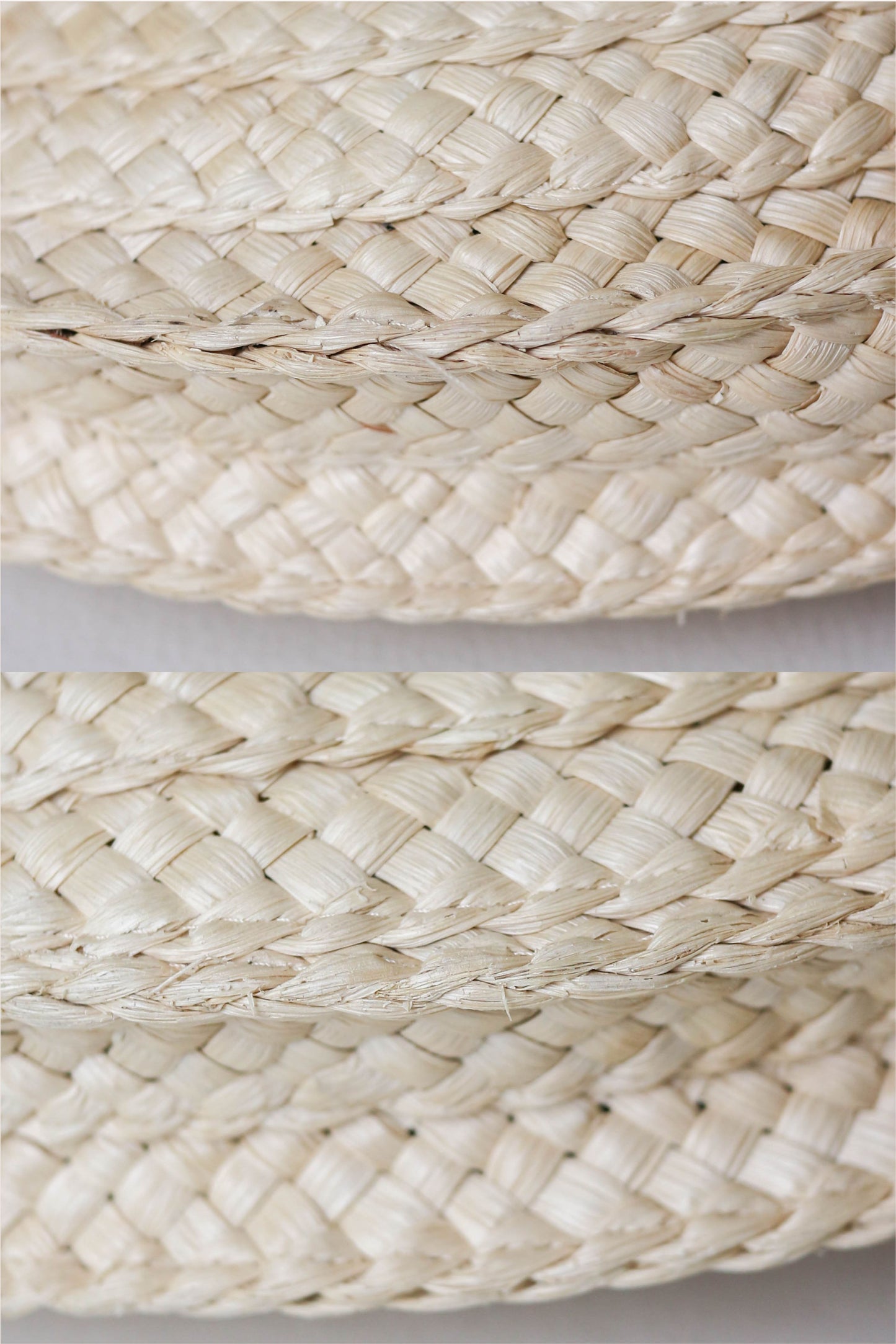 CELINE Triomphe Raffia Round Bag
