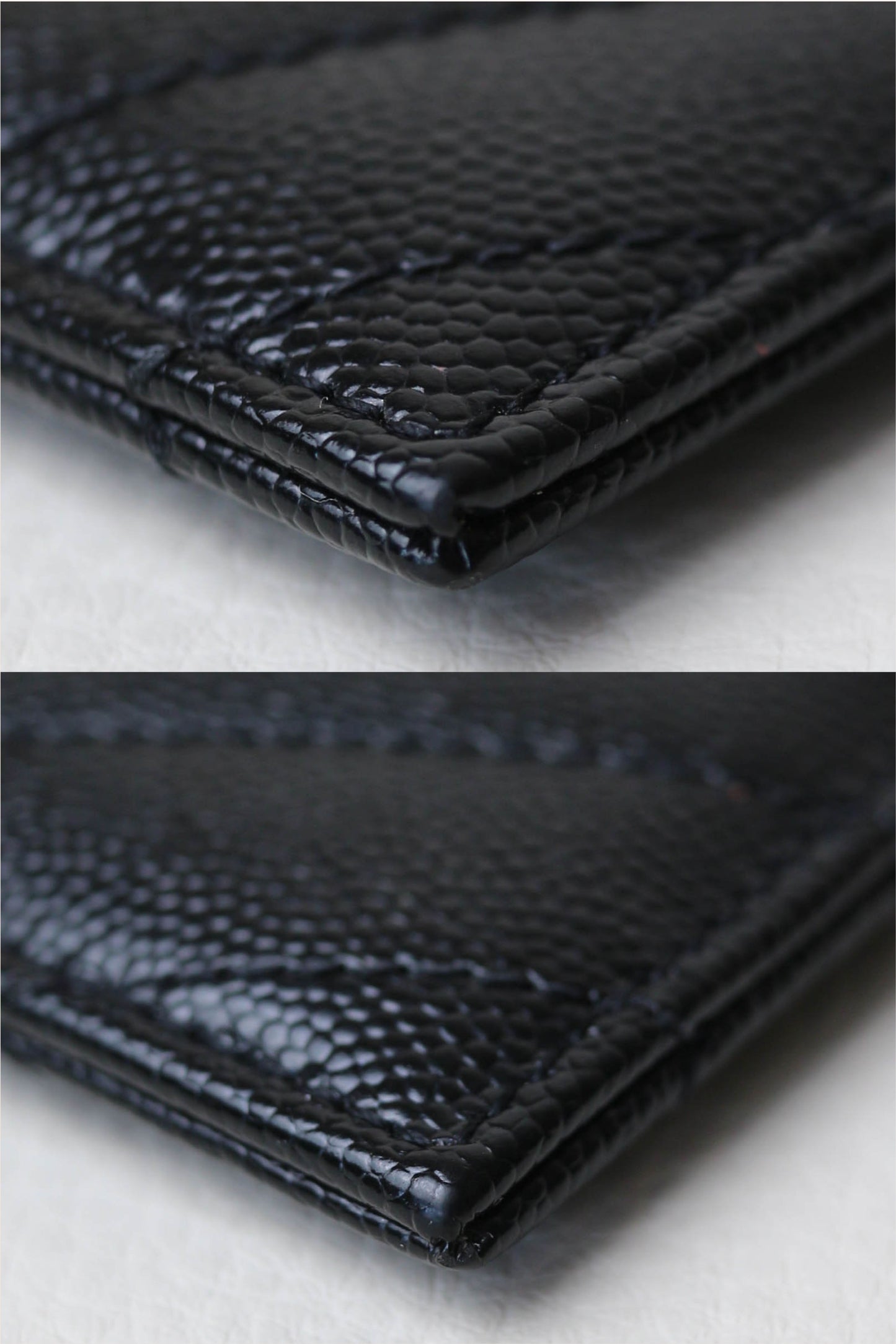 Saint Laurent Cassandre Logo Card Holder Black