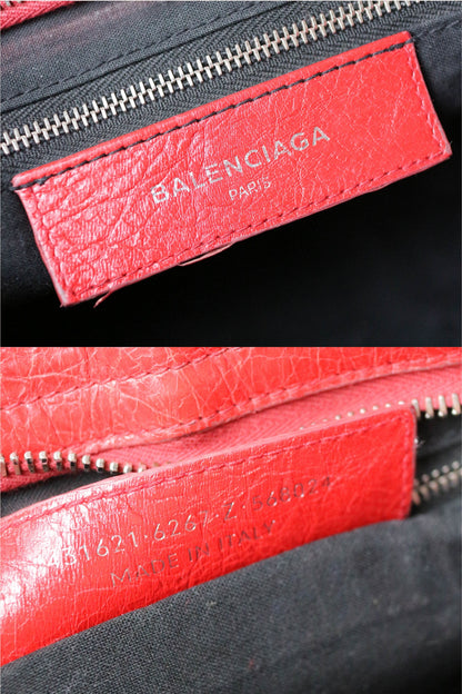 Balenciaga Classic City Handbag Small Red