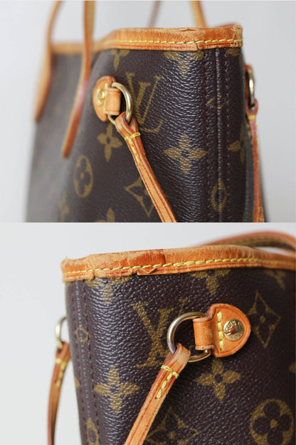 Louis Vuitton Vintage Neverfull Tote Bag PM