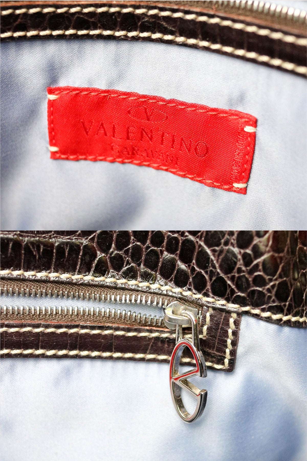 Valentino Vintage Leopard Shoulder Bag