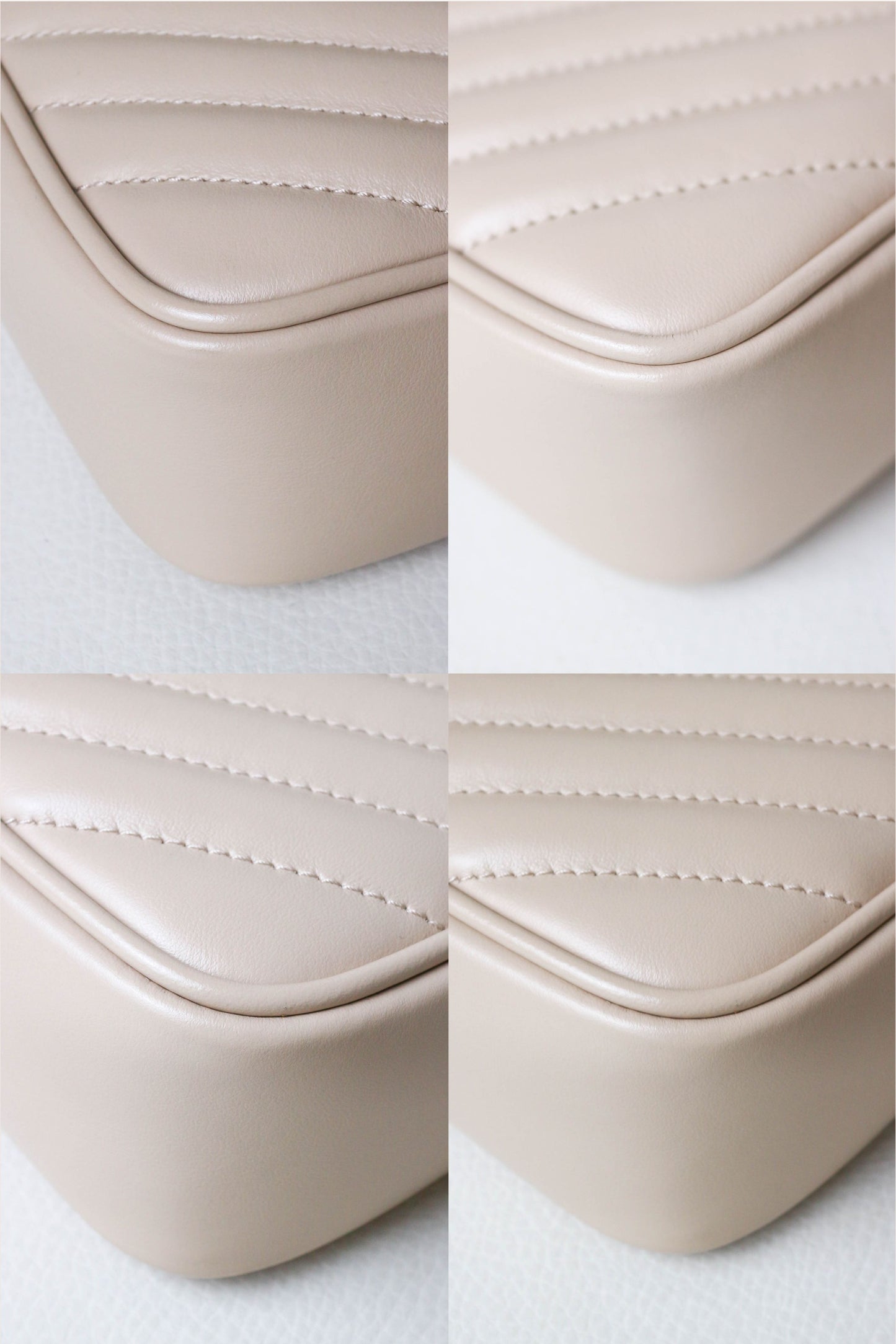 Saint Laurent Loulou Camera Bag Beige