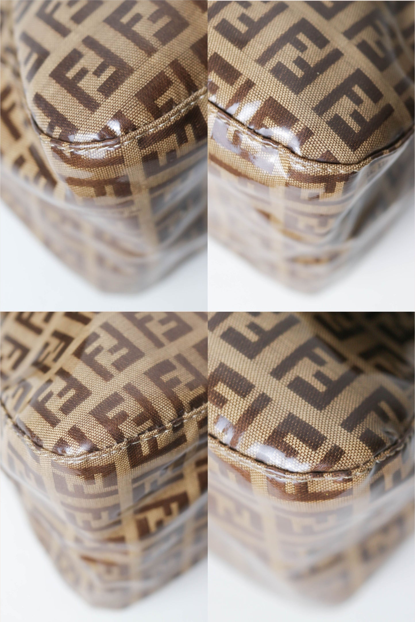 Fendi Vintage Patent Baguette Bag