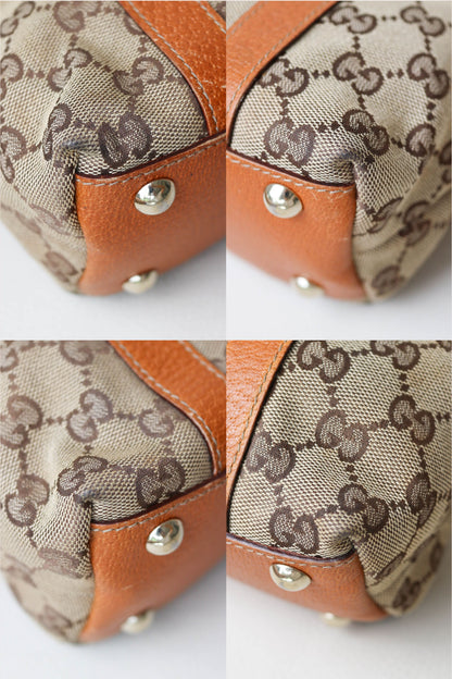 Gucci Vintage Abbey Mini Handbag Brown