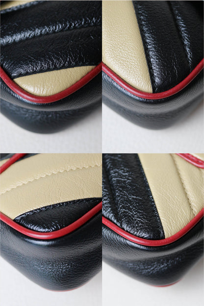 Gucci Mini Marmont Bag Beige/Black
