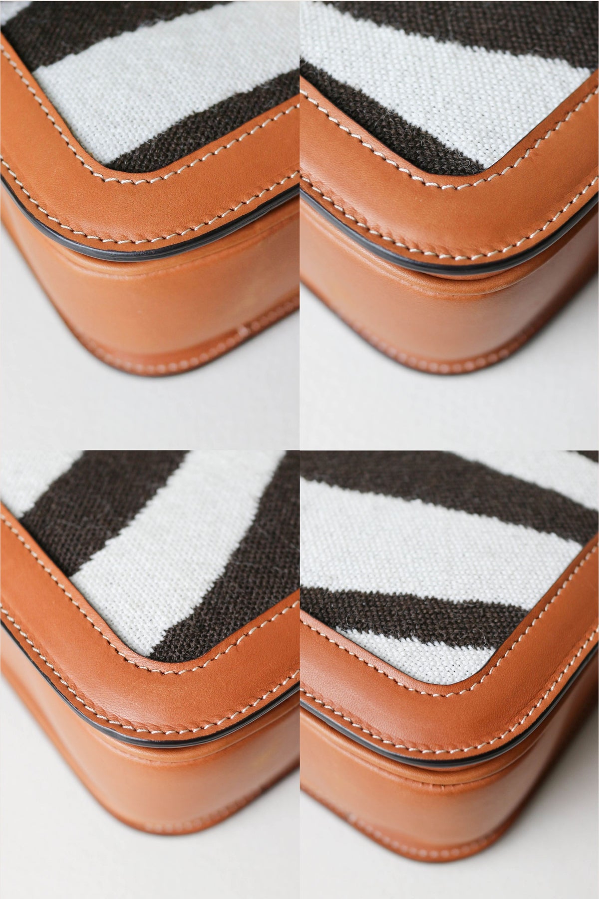 CELINE Triomphe Zebra Crossbody Bag