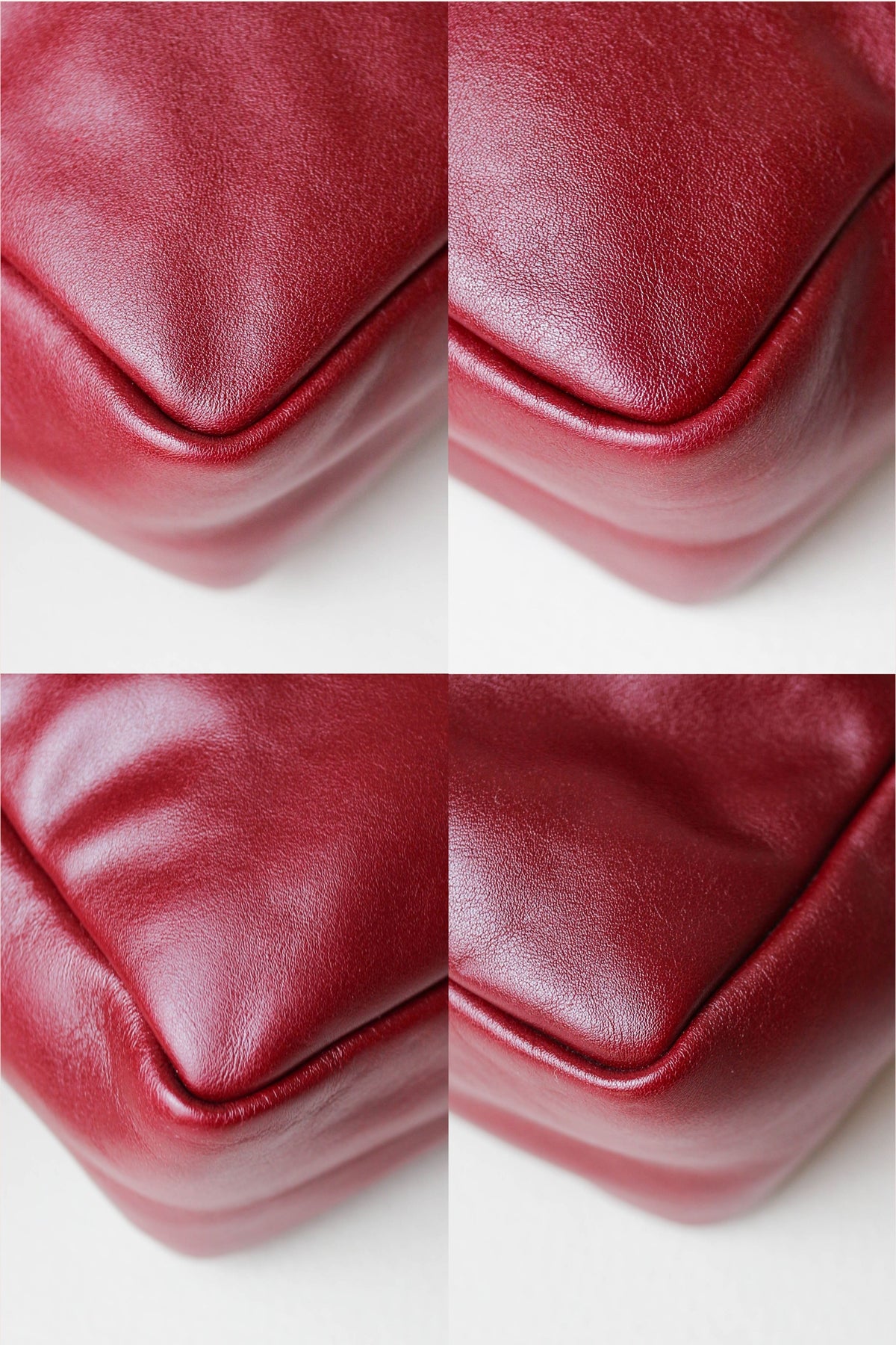 Saint Laurent Calypso Shoulder Bag Burgundy