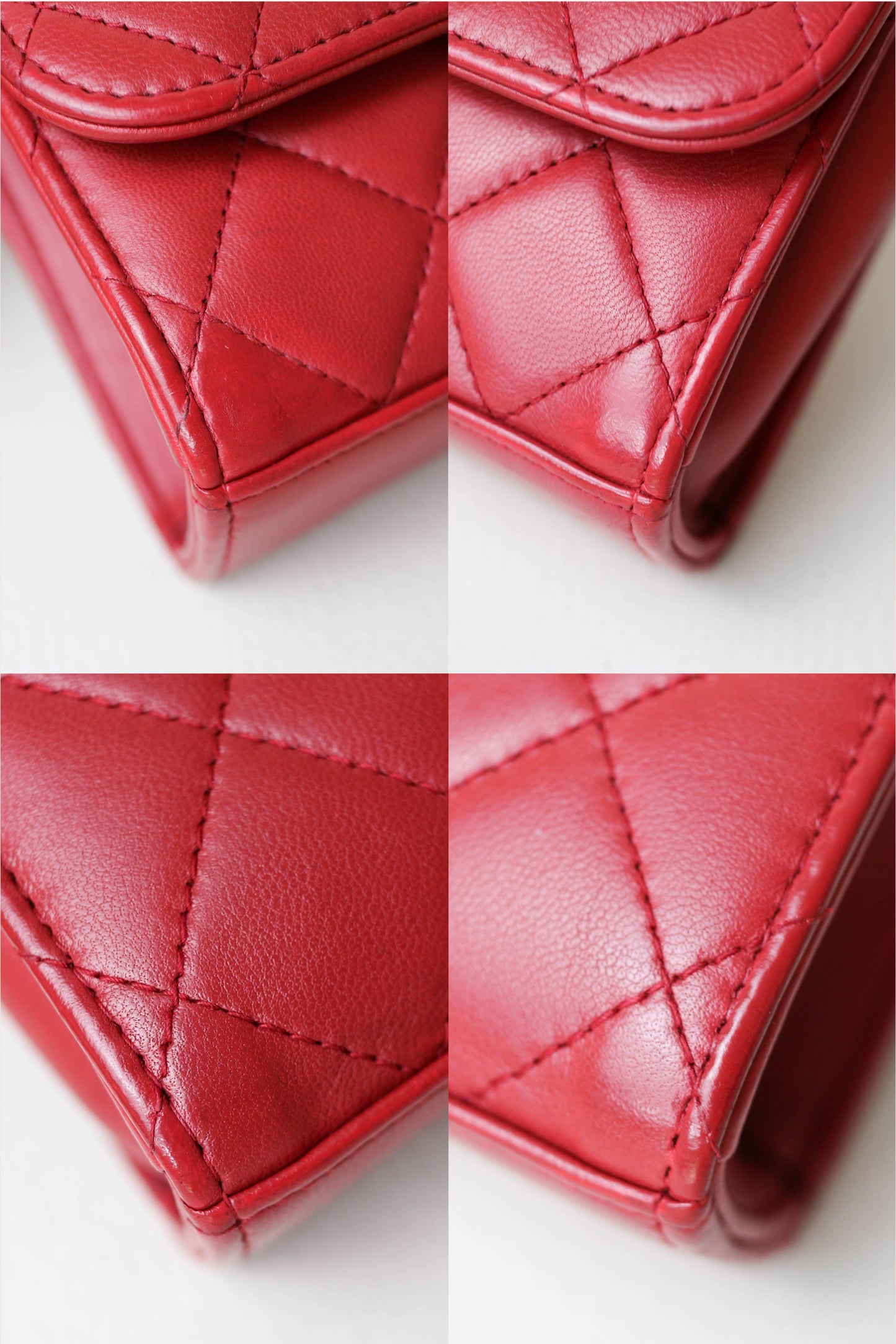 CHANEL Trendy CC Mini Square Bag Red