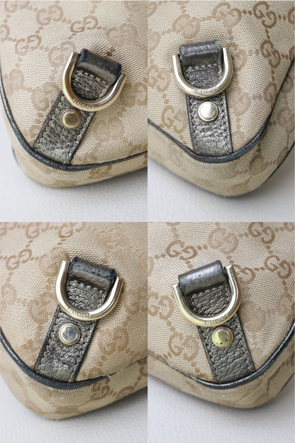 Gucci Vintage Monogram Canvas Shoulder Bag