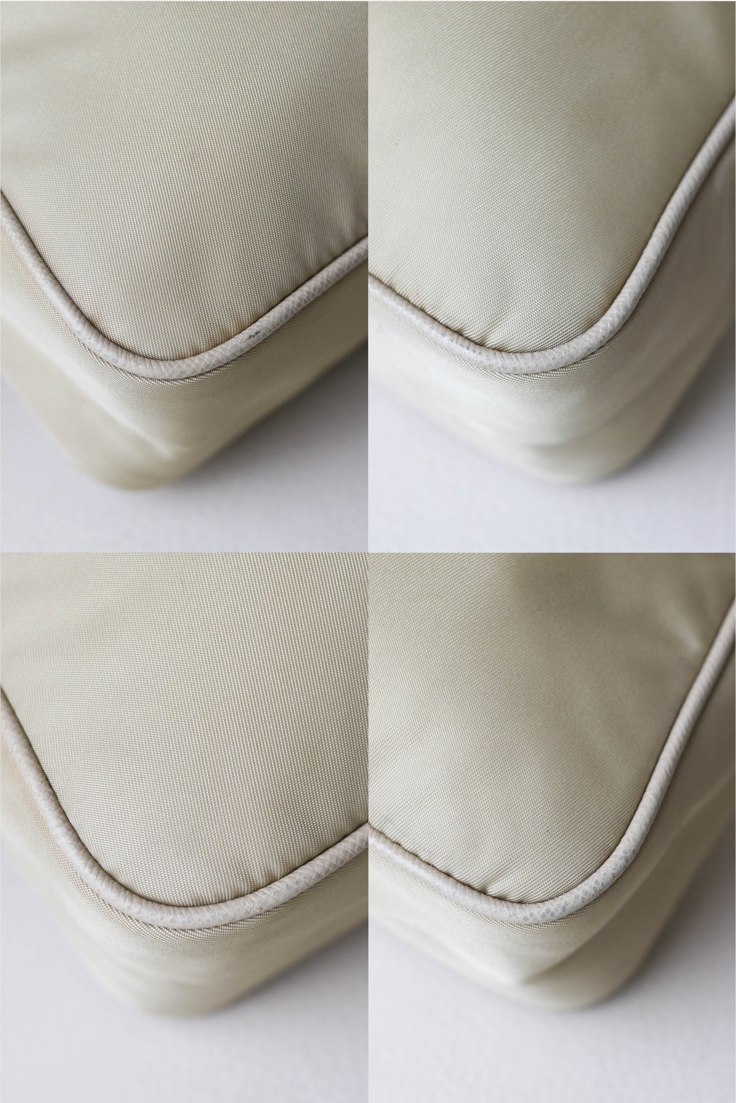 Prada Nylon Re-edition 2005 Handbag Beige