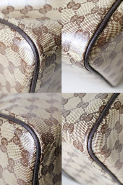 Gucci Vintage Monogram Coated Canvas Bag
