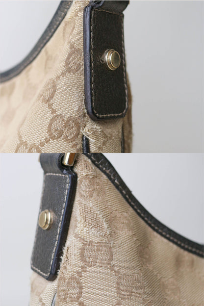 Gucci Vintage Monogram Canvas Shoulder Bag