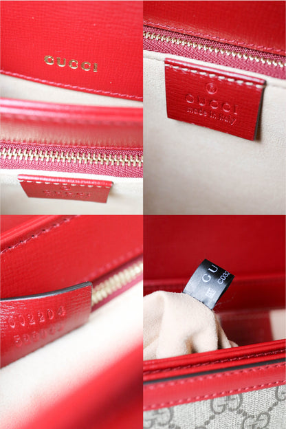 Gucci Horsebit 1955 Shoulder Bag Medium Red