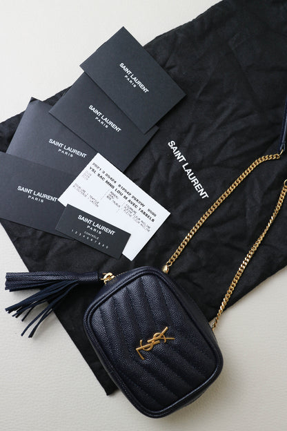 Saint Laurent Baby Lou Bag Navy