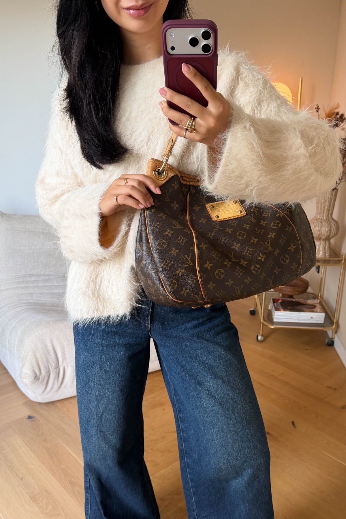 Louis Vuitton Vintage Galliera Monogram Shoulder Bag