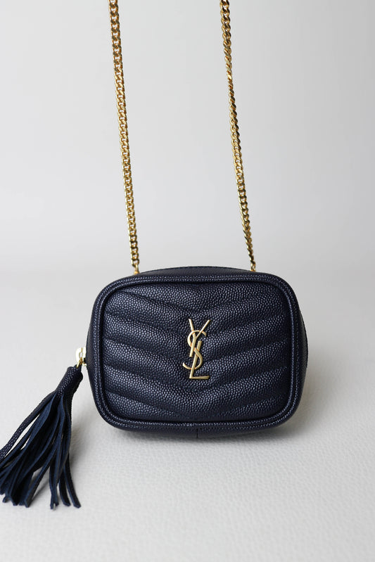 Saint Laurent Baby Lou Bag Navy
