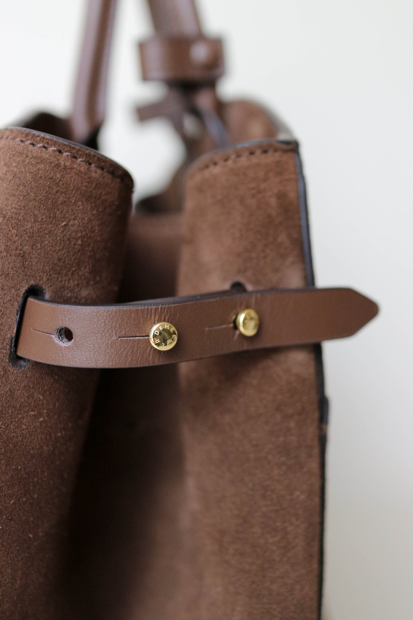 DeMellier Hudson Tote Bag Large Suede