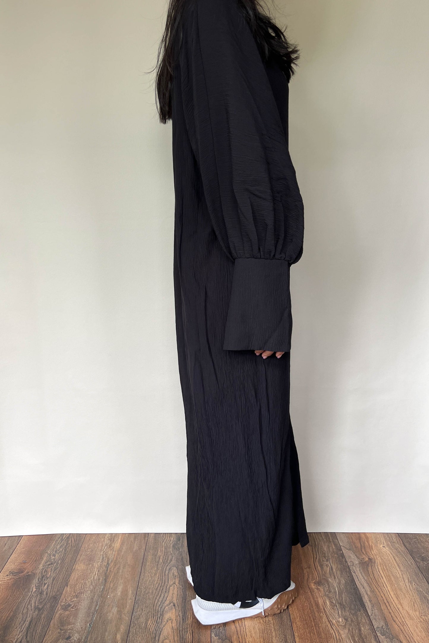 By Malene Birger Maxi Button Dress Black