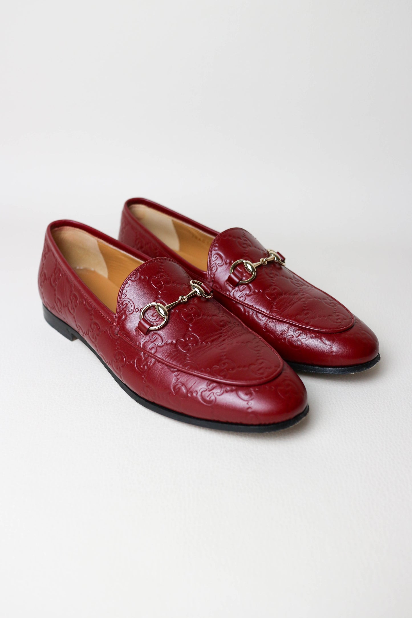 Gucci Jordaan Loafers Burgundy