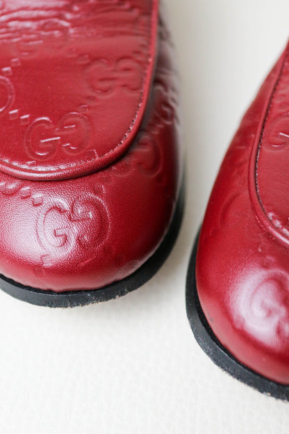 Gucci Jordaan Loafers Burgundy