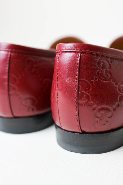 Gucci Jordaan Loafers Burgundy