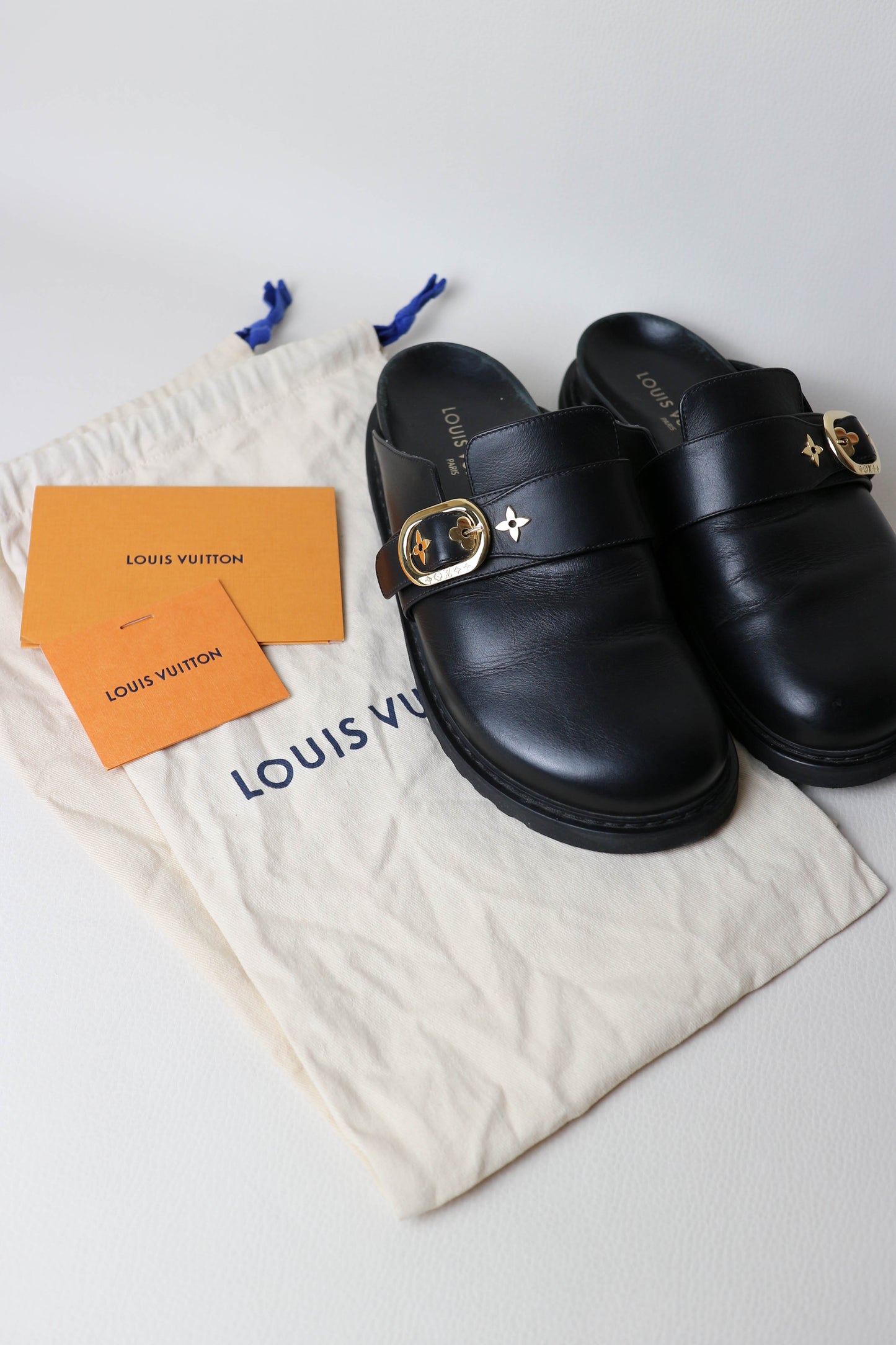 Louis Vuitton Comfort Leather Mules