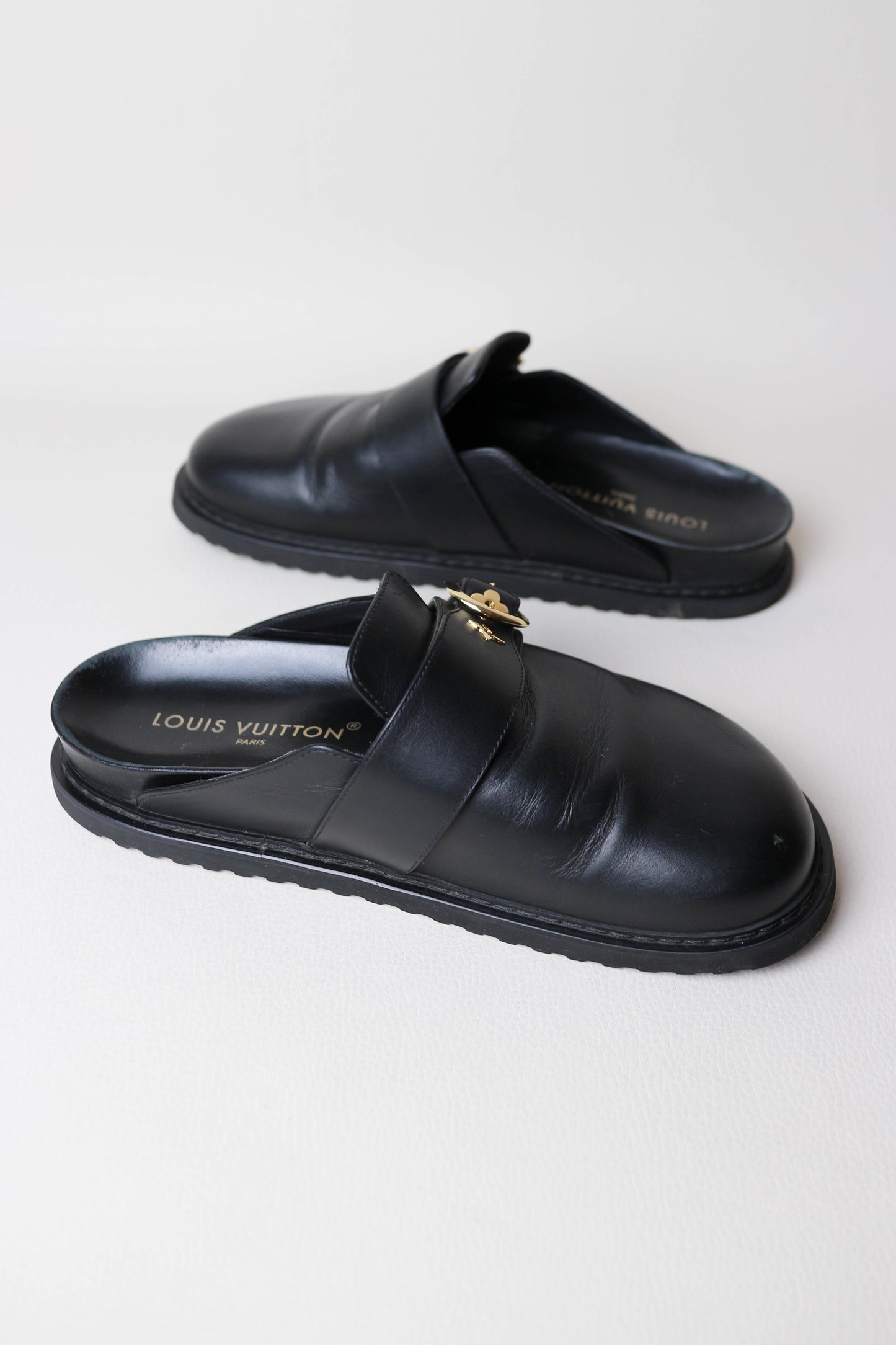 Louis Vuitton Comfort Leather Mules