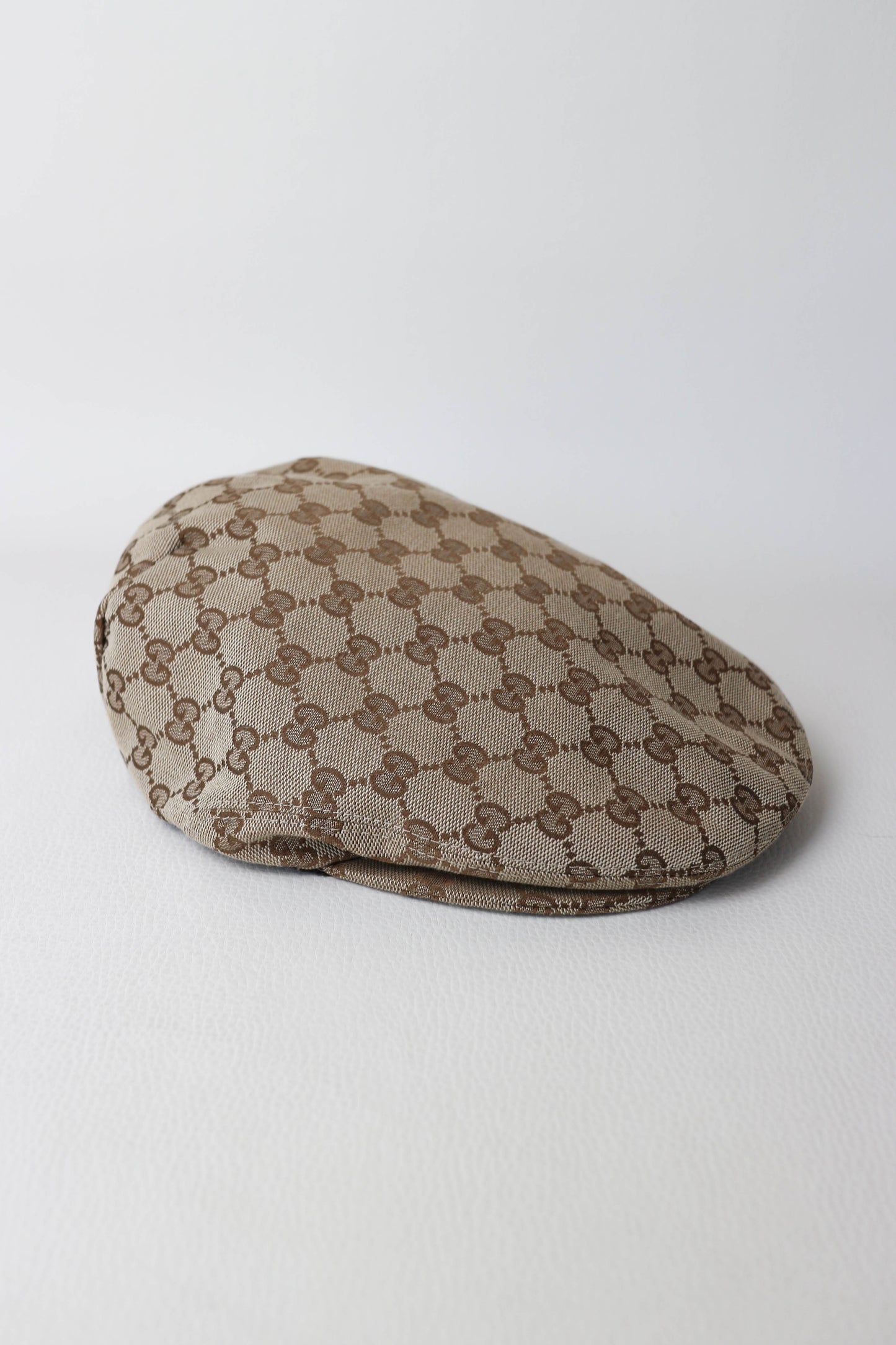 Gucci Monogram Canvas Flat Cap