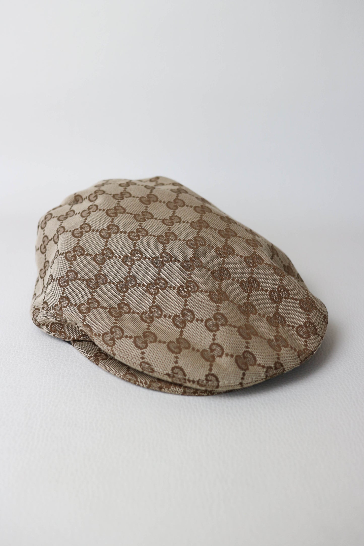 Gucci Monogram Canvas Flat Cap