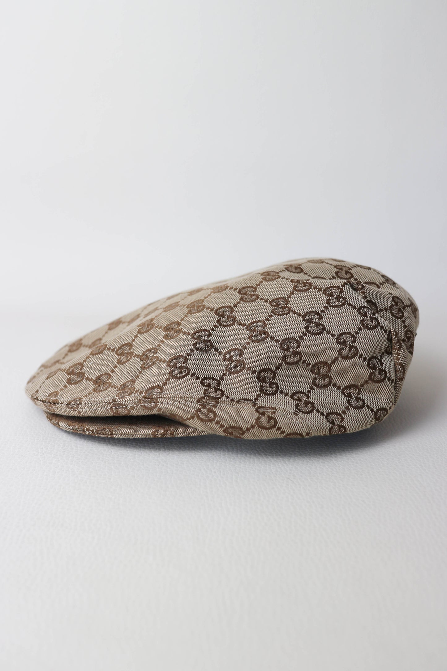 Gucci Monogram Canvas Flat Cap