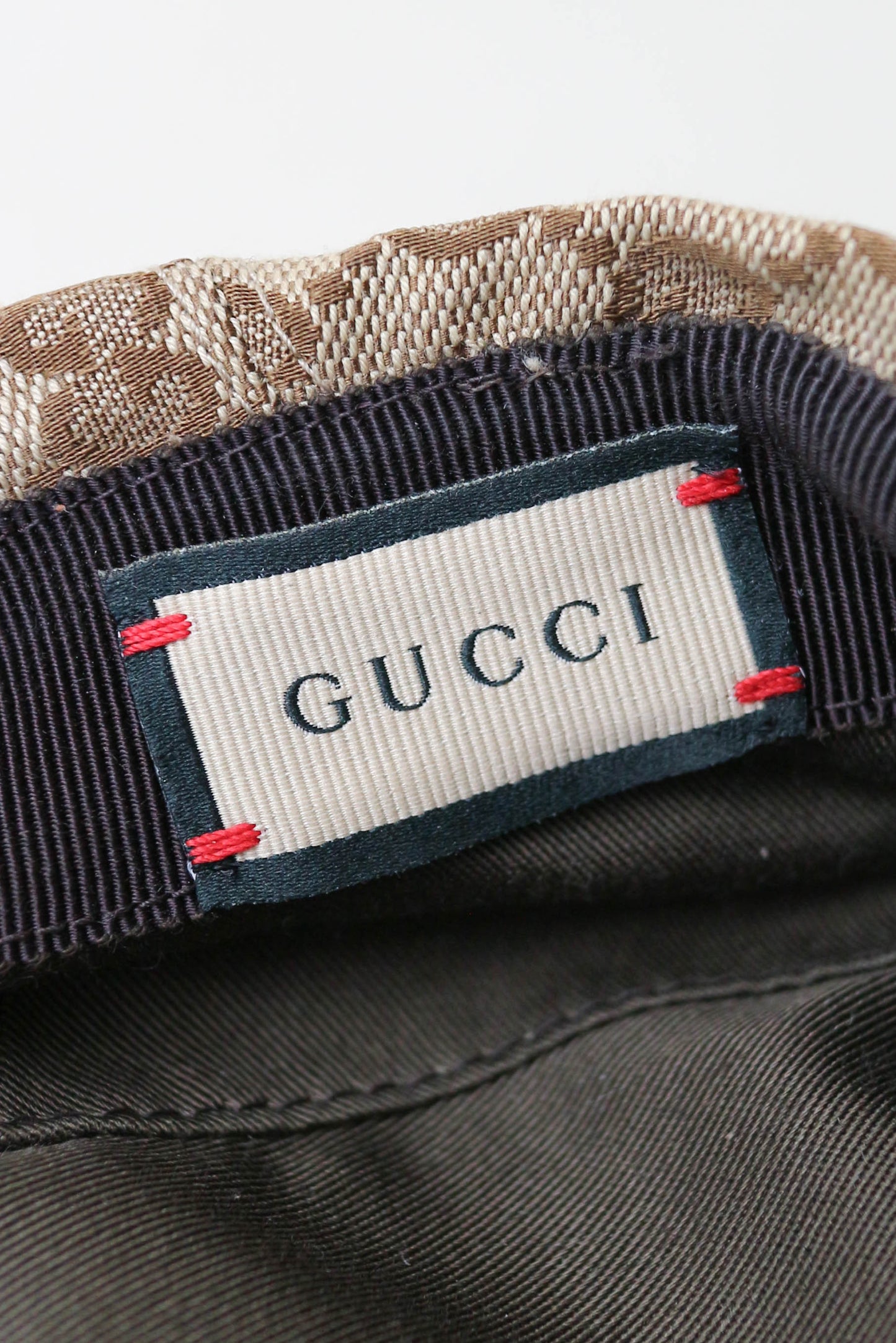 Gucci Monogram Canvas Flat Cap