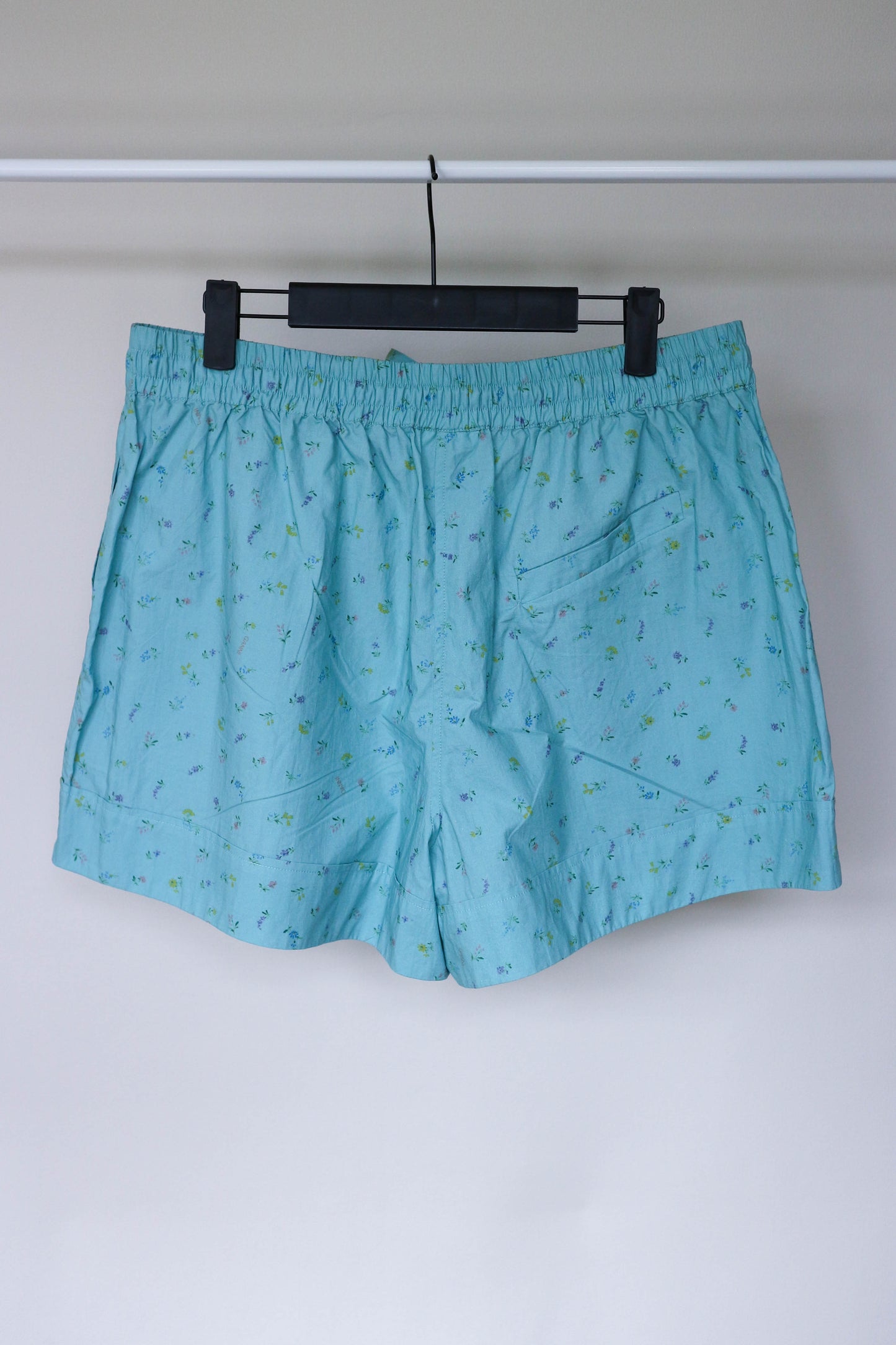 GANNI Floral Shorts Green