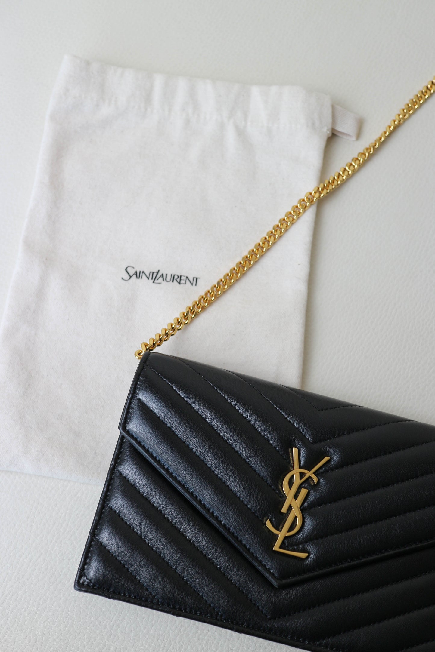 Saint Laurent Cassandre Wallet On Chain