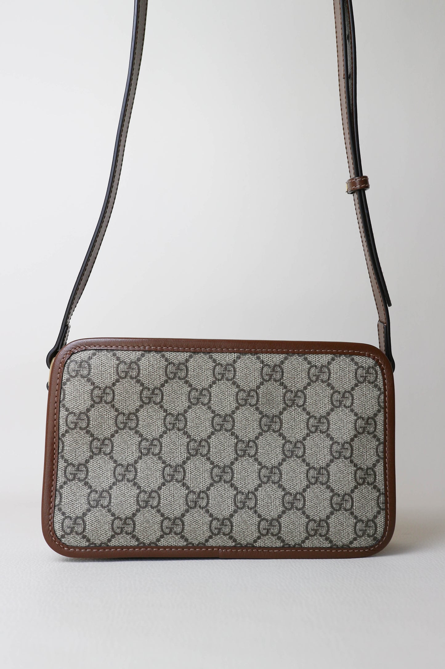 Gucci Camera Monogram Canvas Bag