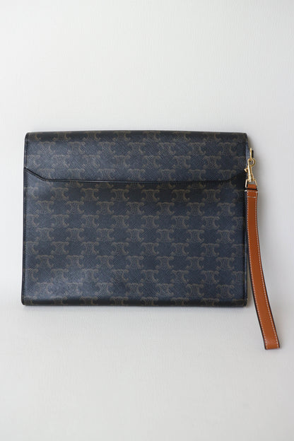 CELINE Triomphe Clutch Bag