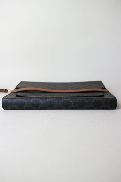 CELINE Triomphe Clutch Bag