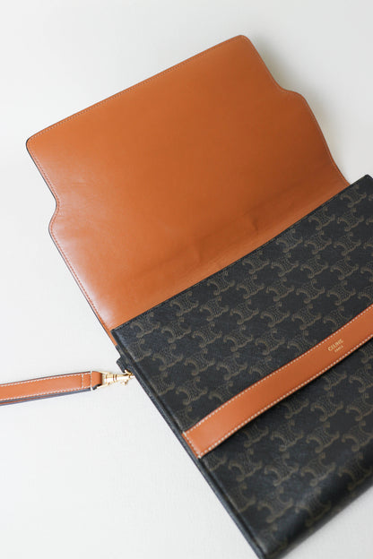CELINE Triomphe Clutch Bag