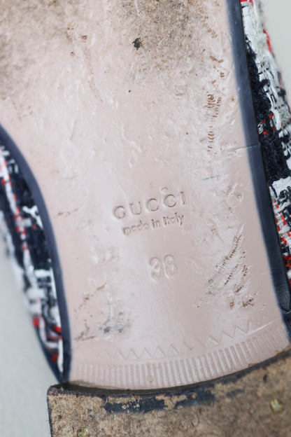 Gucci Princetown Tweed Loafers